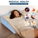 thumbnail image 5 of Almohada con forma de cuña COLDHUNTER, 7,5 camas, para después de la cirugía, azul, 5 of 6