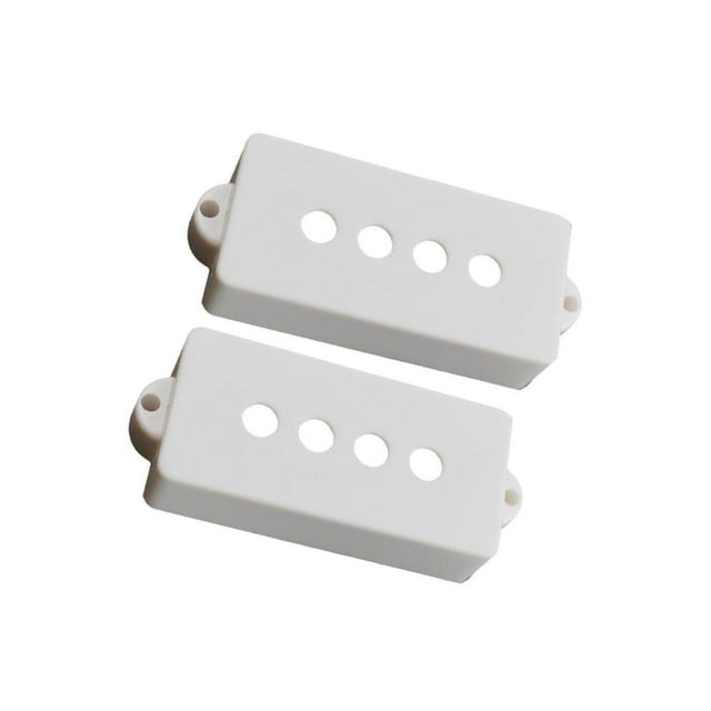 Couvercle de Micro Ouvert pour Basses Électriques 4 Cordes Pièces de Basses de Précision PB Blanc