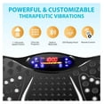 thumbnail image 6 of Mini Vibration Plate Machine with Control,120 Speed Levels and Loop Bands,Whole Body Workout Vibration Platform for Weight Loss,Lymphatic Drainage,Muscle Toning,Cellulite Reduction at Home, 6 of 9
