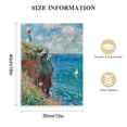 thumbnail image 2 of Nawypu Vintage Claude Monet Poster Famous Water Lilies Canvas Wall Art Cliff Walk At Pourville Print Painting Botanical Floral Pictures Wall Decor for Living Room Bedroom, 2 of 5