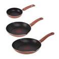 thumbnail image 1 of Set 3 Sartenes 12/20/24 cm T-Fal Antiadherente Terracota, 1 of 5