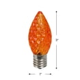 thumbnail image 5 of Pack of 25 Faceted LED Orange C9 Christmas Replacement Bulbs, 5 of 8