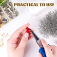 thumbnail image 4 of COOPHYA Mini Screw Eye Pins 500 Pcs Metal for String Attachment and Diy Jewelry, 4 of 5
