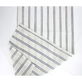 thumbnail image 2 of Fennco Styles Modern Striped Linen Blend Table Runner 16" W x 108" L - Indigo Woven Table Cover for Home Décor, Dining Table, Banquets, Family Gathering and Special Events, 2 of 5