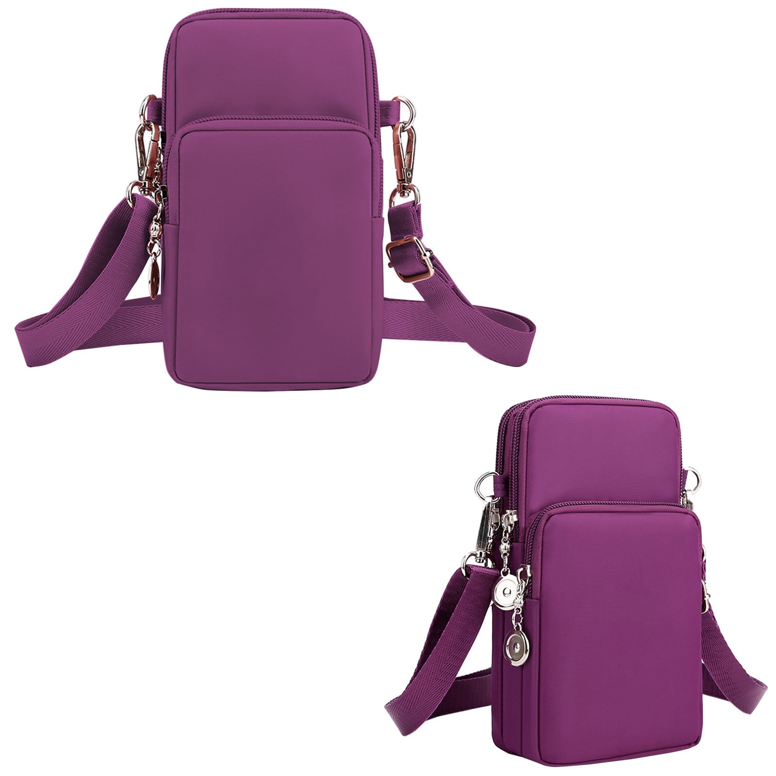 Polyester Crossbody Sling Backpack with Multiple Pockets, Adjustable Strap, Multipurpose Crossbody Sling Backpack | Adjustable Polyester  main image 2