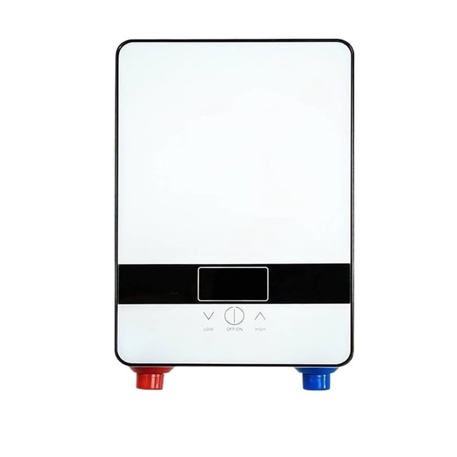 Hot Water Heater 6500w Instant Tankless Water Heater Thermostat Induction Heater Smart Touch Electric Heaters Shower Automatica ,Convertible Temperature Scale