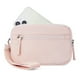 thumbnail image 1 of Cartera Del Titular de la Tarjeta Cartera de la Pulsera de la Mujer Correa Acolchada de Nylon con 3 Compartimientos con Cremallera Y Clip de la Tarjeta de Viaje, 1 of 5