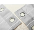 thumbnail image 3 of Deconovo Light Filtering Sheer Window Curtains for Living Room, 52 x 84 Inch, Light Gray, 2 Panels, 3 of 7
