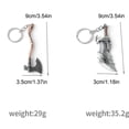 thumbnail image 2 of God Of War Ragnarok Keyring Keychain Kratos Blade Of Chaos Leviathan Axe Shield Durable Creative Gift Pendant, 2 of 4