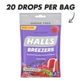thumbnail image 2 of Halls Breezers Drops Cool Berry 20 Each (Pack of 6), 2 of 6