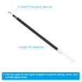 thumbnail image 4 of Uxcell 130mm Ballpoint Pen Refills 0.5mm Tip Black Gel Ink Pen Refill, Black 50 Pcs, 4 of 5