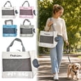 thumbnail image 2 of Oxford Cloth Pet Carrier Tote Bag With Breathable Mesh Window For Small Cats Dogs Travel, 2 of 10