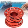 thumbnail image 4 of Fishing Line Reel, 30m / 98.43ft Aluminum  Diving Reel Aviation Multi Purpose Finger Spool With Double Ended Hooks, 4 of 7