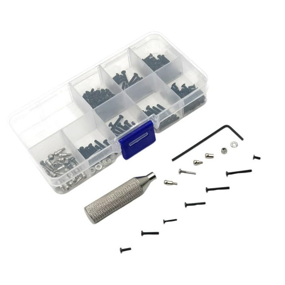257X 1/28 Metal RC Screw Kit Assortment Set Tool for Wltoys 1/28 284131 K969 K979 K989 K999 P929 P939 RC Crawler Vehicle