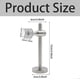 thumbnail image 1 of Adjustable Handrail Bracket -stainless Steel Wall Brackets For Hallways, Polished Stainless Steel For Wall Mounting Handrail Base, Antique Handrail, H, 1 of 3