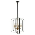thumbnail image 5 of SAFAVIEH Dellyth 5-Light LED Black Iron Pendant Light with Shade, 5 of 8