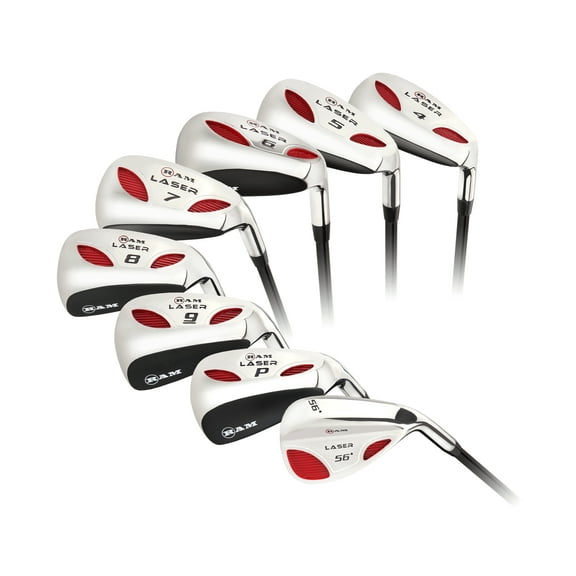 Ram Golf Laser Graphite Hybrid Irons Set 4-SW (8 Clubs) - Mens Right Hand - Regular Flex