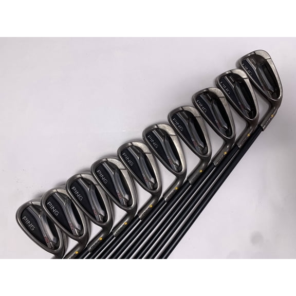 Pre-Owned Ping G25 Iron Set 3-PW+GW+SW Yellow Dot 1.5* Up TFC 189 Regular Graphite Mens RH