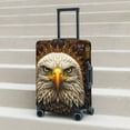 thumbnail image 2 of Lsque Vintage Pattern Bald Eagle Printed Luggage Cover, Travel Luggage Protector,Scratch and Dirt Resistant, Fits 18-32 Inch Luggage - Medium, 2 of 9