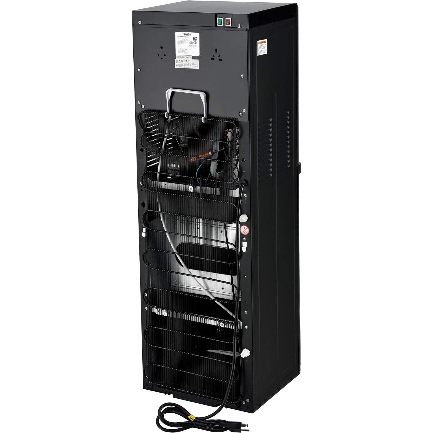 TCL Household Appliances 670435 Global Industrial Tri-Temp Non-Filtered Water Dispenser, Black with Stainless