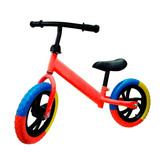 Bicicleta de Balance AEIOU  Llanta de Goma Rojo/Colores