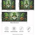 thumbnail image 2 of Coolnut St. Patrick's Day Cute Gnome Silk Satin Pillowcase for Hair and Skin, Pillow Cases, Satin Cooling Pillow Covers with Envelope Closure (Standard Size 20x26 in) 306 Home Decor Gifts, 2 of 7