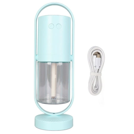 

Portable Cold Fog Humidifier 200ml Ultra Quiet LED Light Baby Travel Humidifier with Fine Spray RGB for Car and Home Sky Blue Color