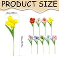 thumbnail image 3 of Real Touch Artificial Tulips, 16 inch Artificial Flowers Tulip Bouquet PU Fake Flower Plants Home Vase Desktop Decor DIY Wedding Birthday Party Decoration,Gift Arrangement, 3 of 9