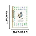 thumbnail image 5 of Cuaderno de acuarelas | Libro tutorial de pintura para principiantes | Guía paso a paso con 12 ilustraciones ligeramente dibujadas | Papel de 120 libras | 6,5"x9" | Encuadernación Lay-Flat | Regalo, 5 of 5