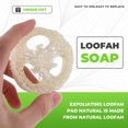 thumbnail image 3 of 150Pcs Natural Loofah Luffa Loofa Slices Handmade Loofah Soap Box Tray Tools Cleaner Sponge Soap Holder, 3 of 8
