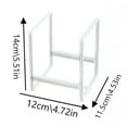 thumbnail image 3 of PONPRNGY 1Pc Plate Holders Organizer, Metal Dish Storage Dying Display Rack for Cabinet, Counter and Cupboard, 3 of 7