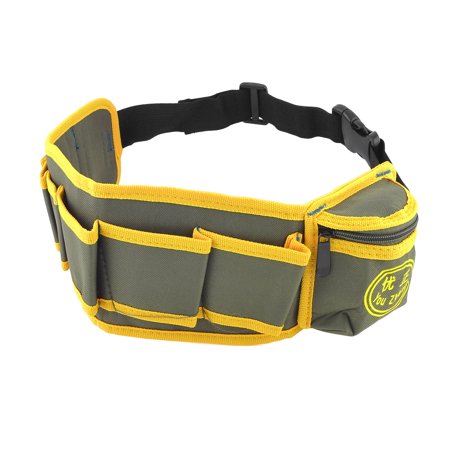 - Unique Bargains Side Release Buckle Closure Electrician Tool Belts Bag Waist Pouch