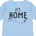 thumbnail image 4 of Inktastic It's Home- State of North Carolina Outline Boys or Girls Long Sleeve Toddler T-Shirt, 4 of 5