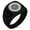 Black, variant on Stainless Steel Sakakibara Samurai Crest Chevron Pattern Biker Style Polished Ring