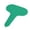 Green, variant on T-Type Plant Markers, Waterproof Garden Decoration, 100 Count Ground Insert Tags, Durable Weather Resistant Stakes for Flower Bed Nursery Lawn and Outdoor Garden Plant Marking