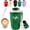 Green*Basic Model, variant on Coffee Vacuum Flask, 1 Count Portable Coffee Cup with Lid & Handle, Stainless Steel Insulated Water Bottle for Home, Office, and Outdoor Use (Purple*Basic Model)