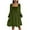 Mint Green, variant on ZQUUVOU Velvet Midi Dress for Women Long Sleeve Square Neck Casual Elegant Outfit for Dinner Holiday Party Brown