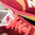 thumbnail image 4 of Vintage 90s New Balance 320 Classic Athletic Sneakers Orange Yellow Size US 9D, 4 of 6