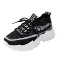 thumbnail image 3 of Women's Running Shoes for Women, Sneakers, Breathable Knitted Low Top Sports Shoes,37, 3 of 9