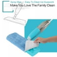 thumbnail image 3 of 3 Pieces Mop Microfiber Cleaning Pads Replacement Heads Microfiber Spray Mop Replacement Heads for Spray Mops and Reveal Mops Washable 15.7 x 4.7 Inch, 3 of 3