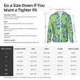 thumbnail image 5 of Pofeuu Motorcycle Riding Dinosaur Print Sun Protection Outdoor Lightweight Full Zip UV Cooling Hoodie Long Sleeve Summer Clothing for Outdoor Hiking-Large, 5 of 5