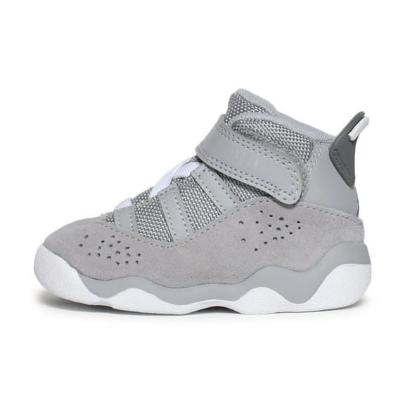 Toddler's Jordan 6 Rings Wolf Grey/Cool Grey-White (323420 009) - 4