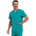 thumbnail image 5 of Infinity Cherokee V- Neck Men's Scrub Top with Rib Knit Back Panels with 3 Pockets and 360 Stretch - CK900A, 5 of 9