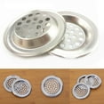 thumbnail image 5 of UHUSE STEEL PLUG STRAINER Bath/Bathroom Sink Shower Drain Filter Cover Hair Catcher UK, 5 of 5