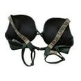thumbnail image 2 of Victoria's Secret Shine Strap Bombshell Add-2-cup Push Up Bikini Swim Top Envious Green Cup Size 32C NWT, 2 of 2