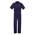 Kolossus Deluxe Short Sleeve Cotton Blend Coverall with Multi Pockets and Antistatic Zipper