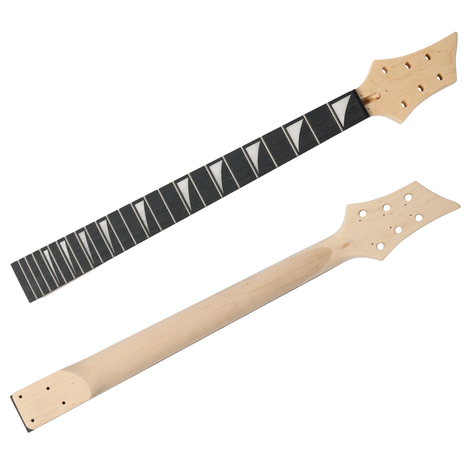 Ktaxon DIY 6 String Electric Guitar Kits Flame Shaped Style with Mahogany Body, Maple Neck and Accessories