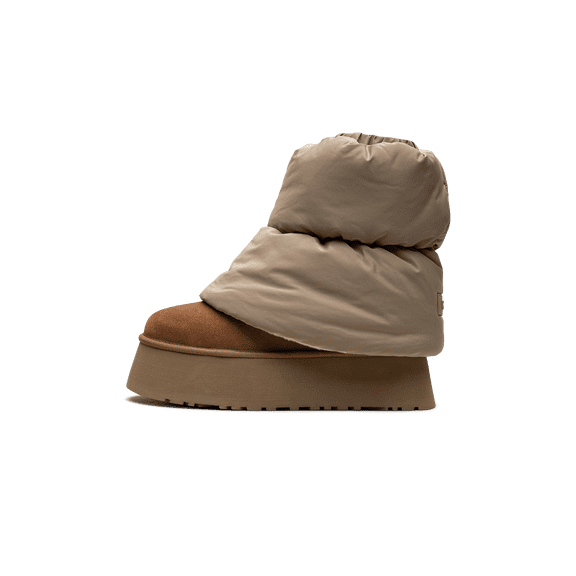 UGG WOMENS Classic Mini Dipper Puffer Boot Womens "Amphora Chestnut" 1158275 AHS 1158275 AHS from Stadium Goods