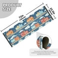 thumbnail image 5 of Yayeee Runner Rug for Bedroom 2'x6' Machine Washable Hallway Non Slip Mat, Blue Cute Train Pattern, 5 of 8