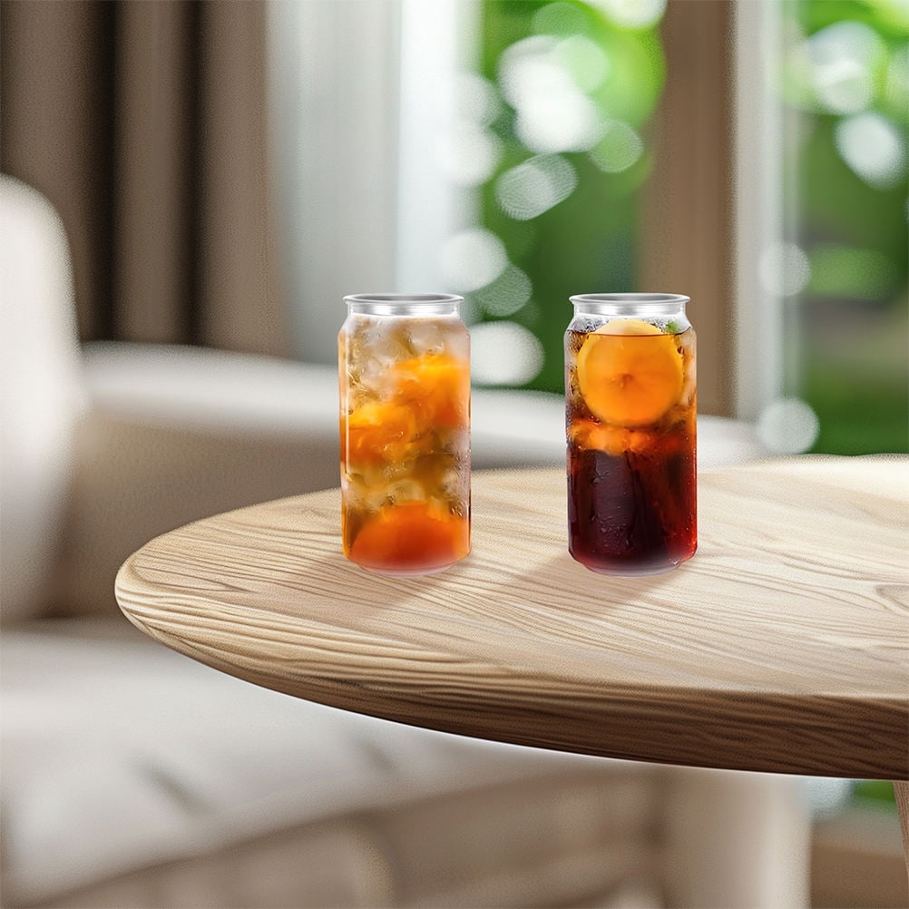 GOOHOCHY 20-Pack Clear PET Juice Bottles with Lids, 330ml Reusable Drink Containers for Tea, Office, Travel, Outdoor Use